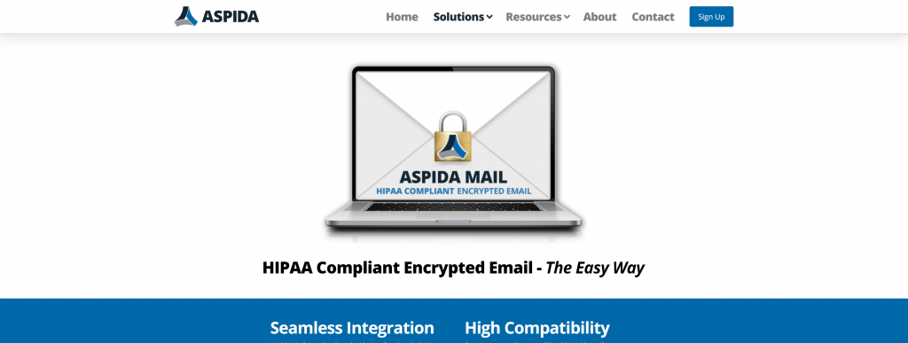 Try Aspida Mail for sending secure emails