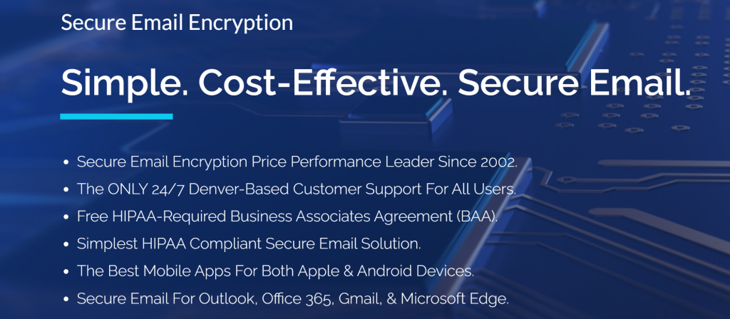 Use NeoCertified, one of the best HIPAA compliant email service providers
