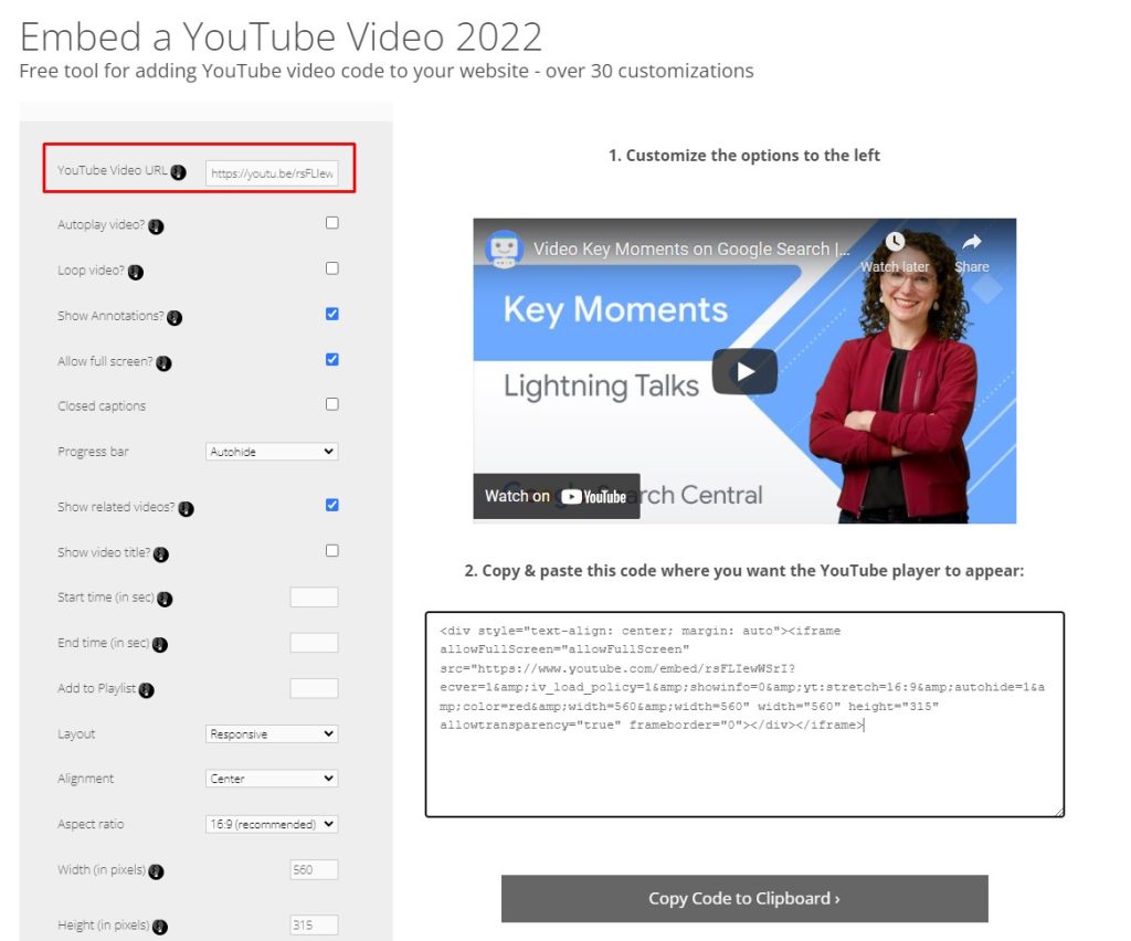 Add video via code: Elementor