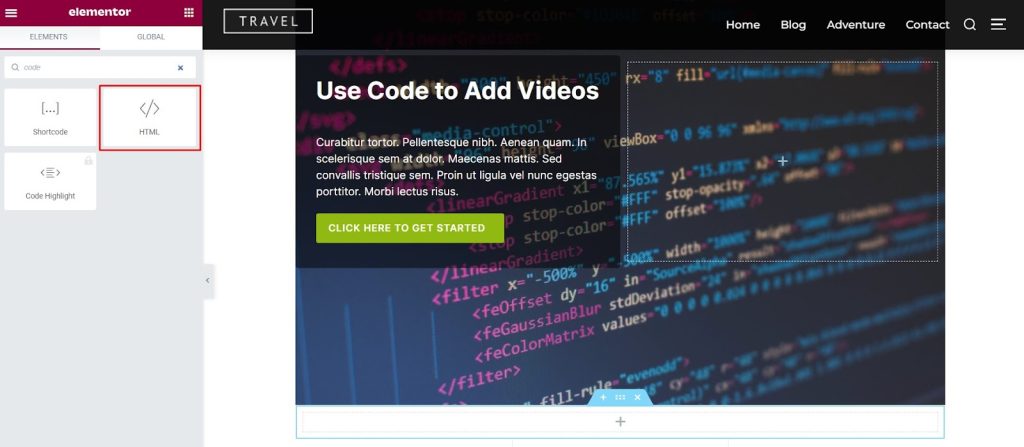 HTML Widget