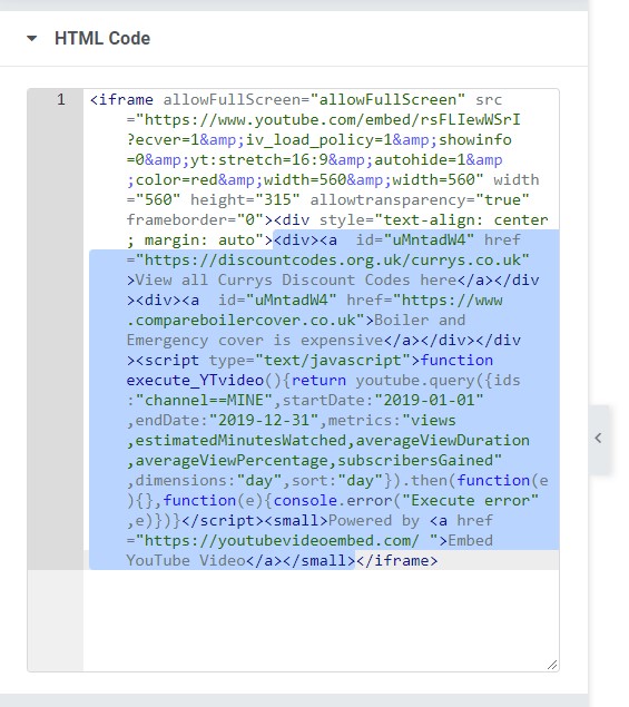 Extra Code