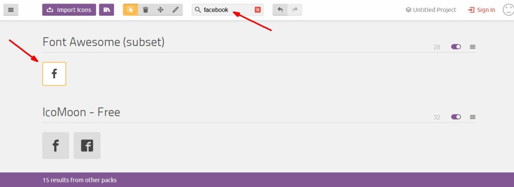 Facebook Icon Editing