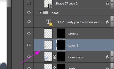 Select in the layers