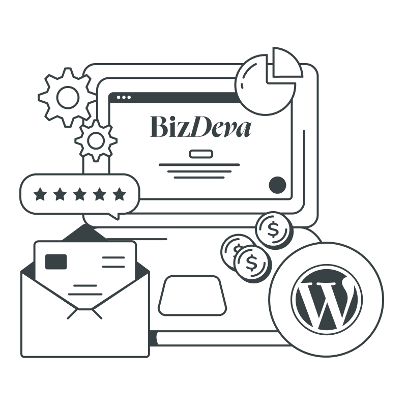 Designing and Developing a Custom WordPress Website to Promote the BizDeva Brand